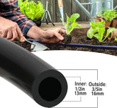 SSAWcasa 1/2 Inch Drip Irrigation Tubing-49.2Ft/15M Main Tubing Hose